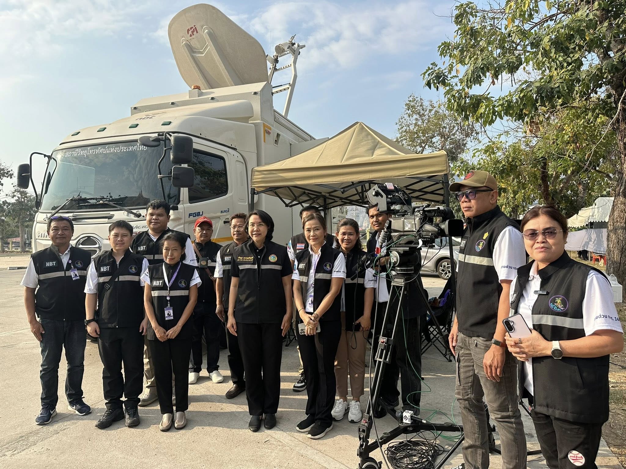 NBTกาญจนบุรี ลุยเกาะติดเลือกตั้ง ตลอดวัน