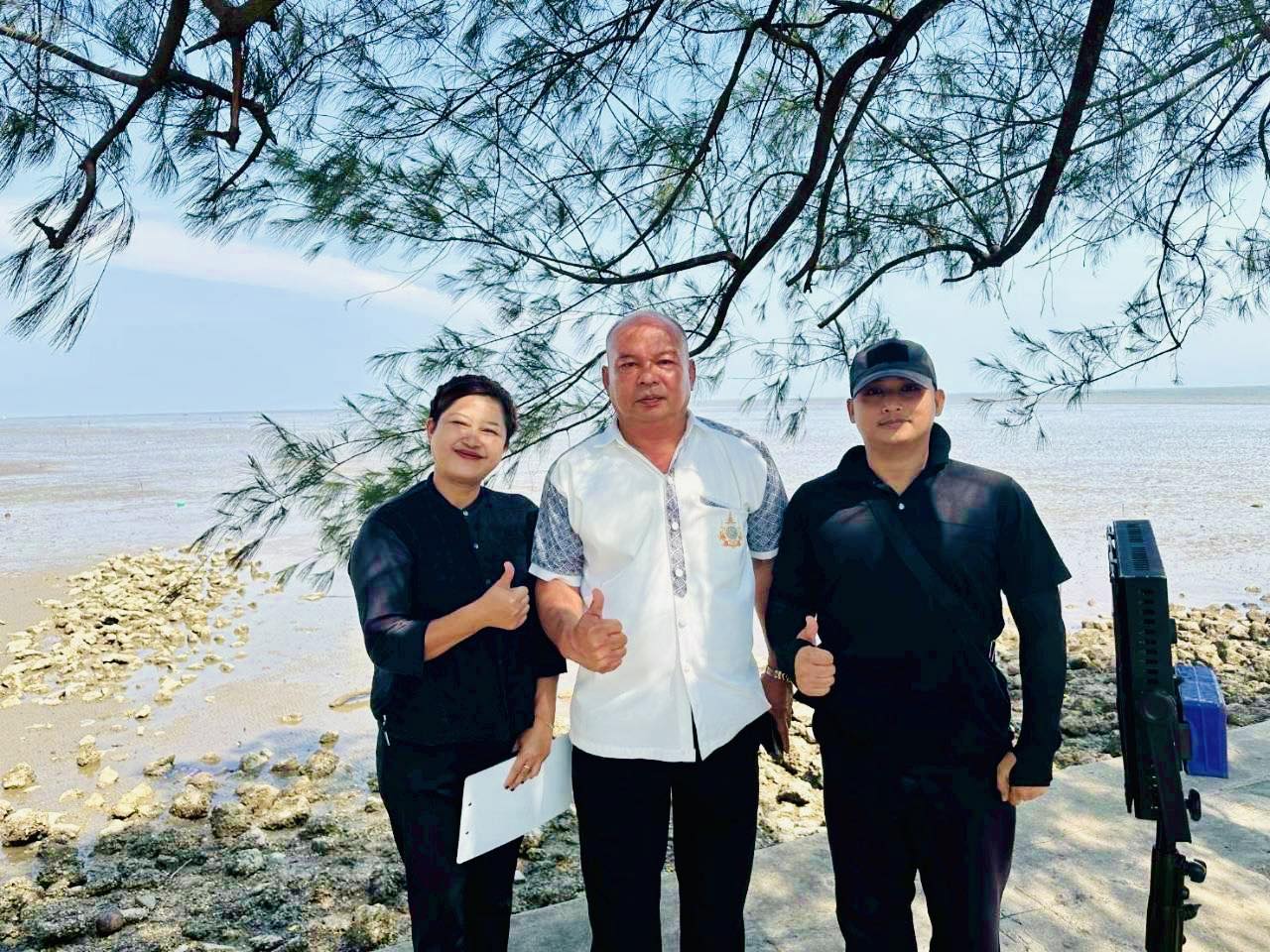 NBT กาญจนบุรี เดินทางมาสัมภาษณ์ คุณศราวุธ กล้วยจำนงค์ นายกเทศมนตรีตำบลบางจะเกร็ง จ.สมุทรสงคราม