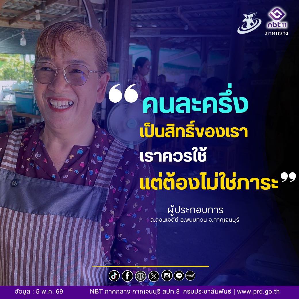 &ldquo;คนละครึ่งเป็นสิทธิ์ของเรา เราควรใช้ แต่ต้องไม่ใช่ภาระ&rdquo;