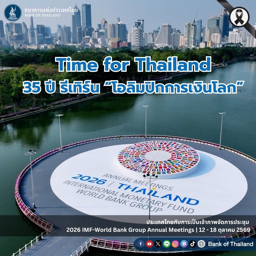 Time for Thailand✨: 35 ปี รีเทิร์น &ldquo;โอลิมปิกการเงินโลก&rdquo; ในไทย จากปี 2534 ถึง 2569