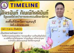 นายอัครนันท์ &nbsp;กัณณ์กิตตินันท์ รัฐมนตรีช่วยว่าการกระทรวงศึกษาธิการ ลงพื้นที่จังหวัดกาญจนบุรี วันที่ 11 มิถุนายน 2569
