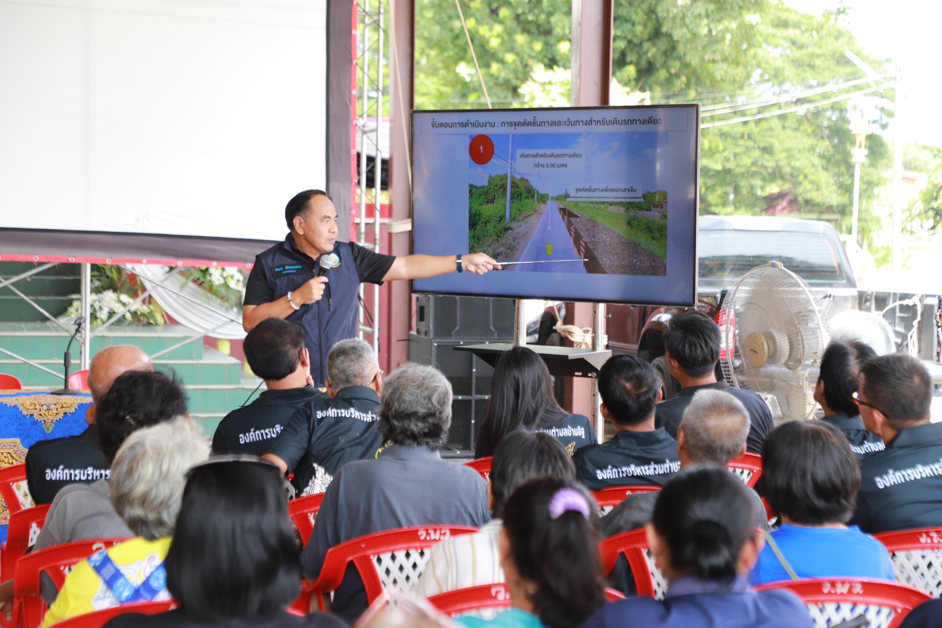 ชาวบ้าน OK ขยายถนนคันคลองชลประทานแยกบ้านรอ-วัดไพรวัลย์ &nbsp;&ldquo;ชลประทาน-เทศบาลเมือง-อบต.บ้านอิฐ&rdquo; เชิญชาวบ้านทั้งโครงการ